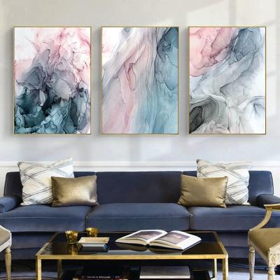 China Realistic Artwork Paintings For Living Room Wall Pictures Subtract Wall Art Wall Frame Canvas Oil Print Painting Set for sale