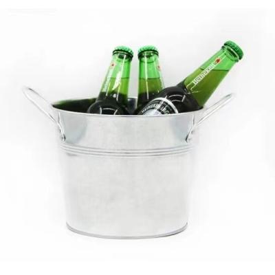 China Sustainable 15cm 3 Galvanized Ice Beer Pail Bottles for sale