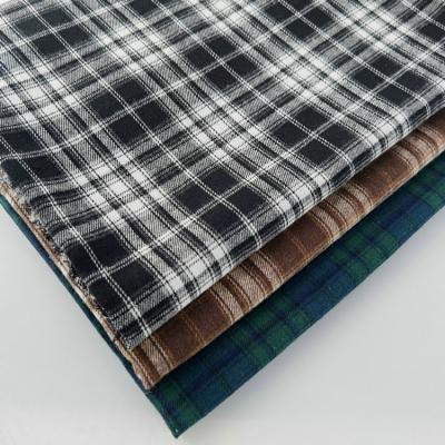 China High Grade polyester Cotton Fabric yarn dyed Checkered pattern fabric for shirt coat woven for sale