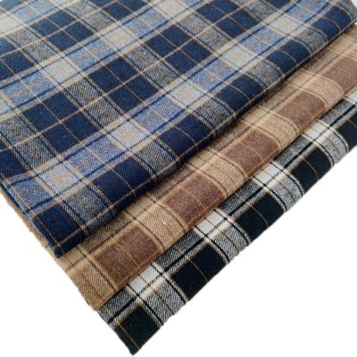 China Geometric Jacquard Plaid Woven Fabric for Polyester Cotton Shirts Stylish and Durable for sale