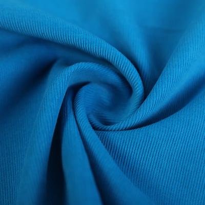 China Plain Style 28 Wale 90%Cotton 10%Spandex Thin Strip Velvet for Kids Clothing Fabric for sale