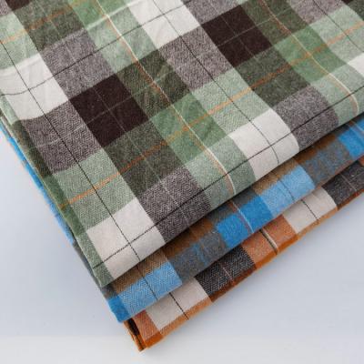 China Plaid Polyester Cotton Yarn Dyed Check Fabric for Women's Shirt and Children's Garments for sale