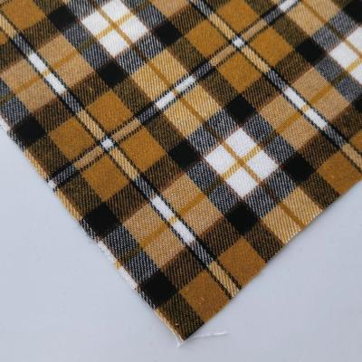 China 160GSM Flannel Fabric Plaid Polyester Cotton Check Yarn Dyed Jacquard Woven Fabric for Kids for sale