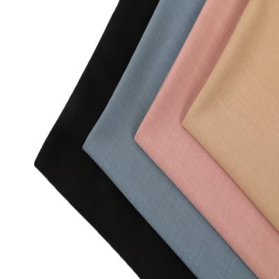 China Good Hand Feeling Wove TR 4 Way Stretch Polyester Fabric for Summer Clothing Garments for sale