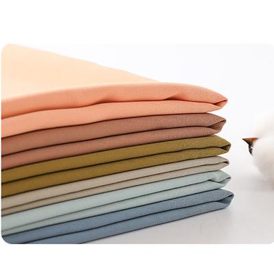 China Soft Feeling 100% Polyester Four Way Stretch Twill Elastic Fabric for Dress and Shirt for sale