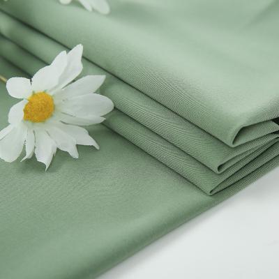 China Plain Style Dress Fabric with Soft Hand Feeling TR Twill Dyed Four Ways Stretch Fabric for sale