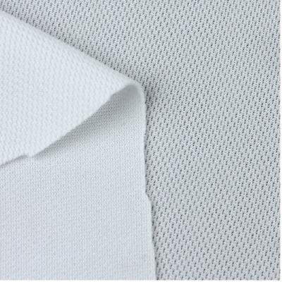 China 150gsm Polyester Mesh Fabric Wear-Resisting for Sports Wear Dyed Bird Eye Pattern for sale