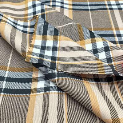 China Good Value Checkered Pattern Medium Thickness French Country Cotton Woven Fabric 350GSM for sale