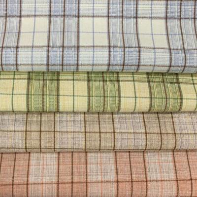 China Customization Grid Fabric 75% R20% SP5% YARN DYED Fashion Fabric 75D for Blouse Skirt for sale