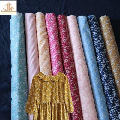 China Liberty Custom Printed Colorful 100% Cotton Fabric Prices Anti-static Organic Lawn For Kids Clothing for sale