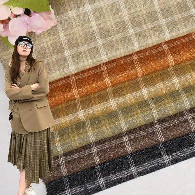 China Super Soft 100% Cotton Fabric Shrink-Resistant Yarn Dyed Plaid Fabric Flannel Flannel for sale