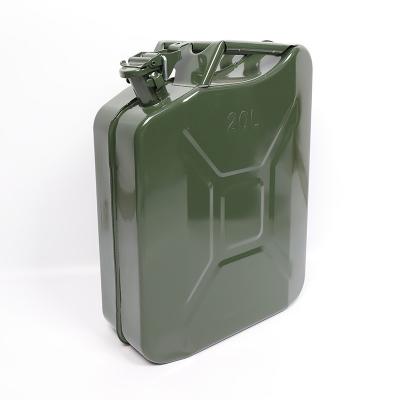 China Gasoline Petrol Fuel Tank Gasoline Fuel Tank 20 Liter 5 Liter Military Gal Oil Jerry Can for sale