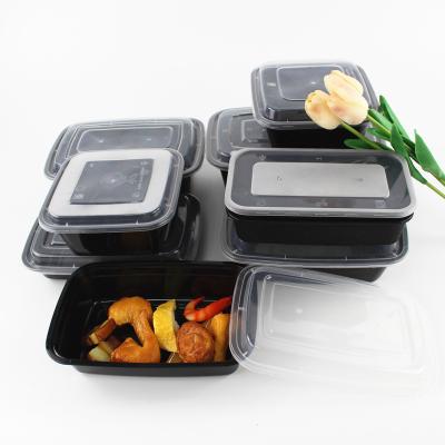 China Freshness Preservation Wholesale Cheap Price Heat Disposable Plastic PP Food Containers Bento Lunch Box for sale