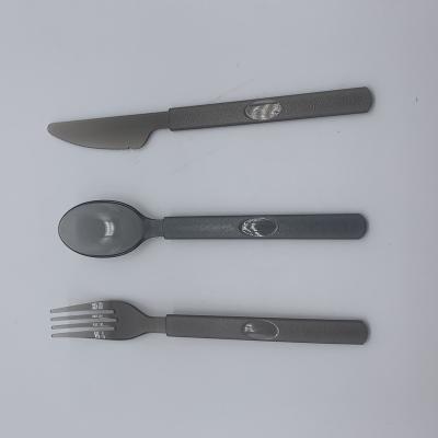 China Heavy Plastic Pack Disposable Spork Freshness Keeping Cutlery Plastic Fork And Knife for sale