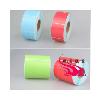 China Cheap 200 Barcode Rolls Full Color Printing Rolled Label Stronger Adhesive Paper Sticker 100mmX70mm for sale