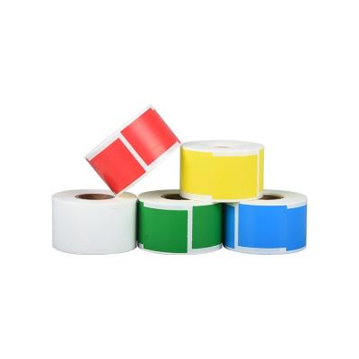 China Self Adhesive Barcode Color Cable Label Wire Harness Plug Wire Harness Printing Paper Wire Stickers for sale