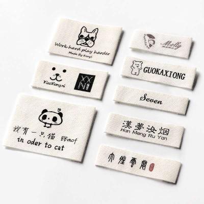 China Wholesale waterproof factory direct sale custom printed inside woven fashion cheap garment wash water label for sale