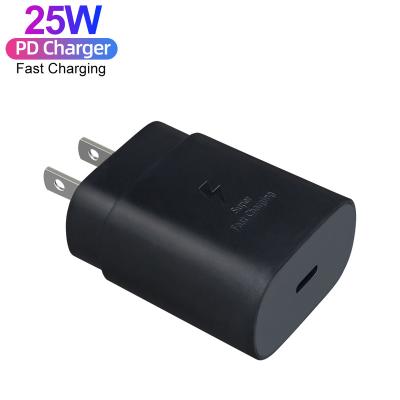 China Mobile Phone For Original Samsung Mobile Phone Wall Phone Original Samsung Mobile Phone 25W USA EU Plug Fast Charging USB Charger 25W Type C for sale