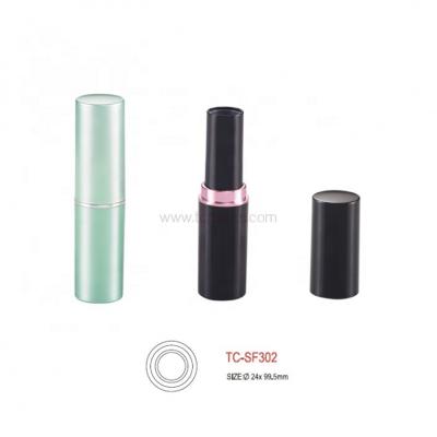 China Packaging Cosmetic Foundation Stick Makeup Facial Base Stick Empty Plastic Round Container for sale