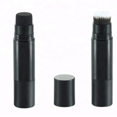 China Cosmetic Empty Concealer Pencil Powder Stick Base Cosmetic Stick Packaging Double Head With Brush for sale