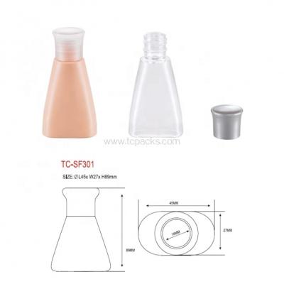 China Cosmetic Stick Base Private Label Cosmetic Packaging Round Empty Plastic Container for sale