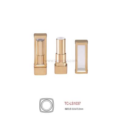 China Wholesale Eco-friendly Plastic Clear Container Lipstick Empty Cosmetic Tube Logo Packaging Custom Lipstick for sale