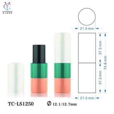 China Cosmetic Packaging Empty Lipstick Tube Plastic Round Lipstick Tube for sale