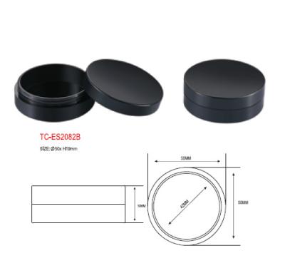 China Wholesale Cosmetic Empty Round Makeup Cosmetic 1/2/3 Layer Eyeshadow Case for sale