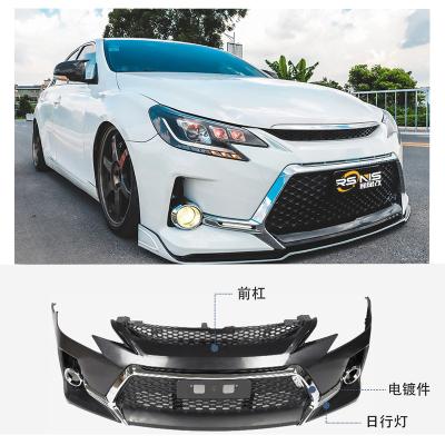 China ABS Plastics PP X Mark Front Bumper Reiz Body Kit For Toyota Mark X Reiz 2017-2014 for sale