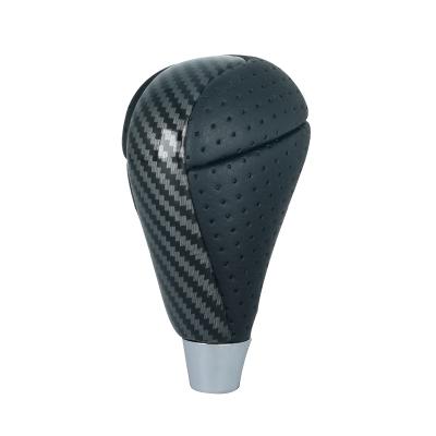 China The carbon fiber gear shift knob with genuine leather for toyota Lexus IS es GS es for sale