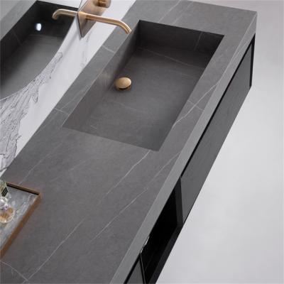 China Double sink from EUROPE modern vanity factory directly for bathroom with high quality for sale