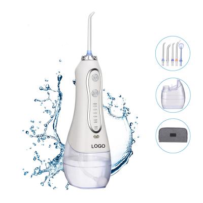 China Pik 300Ml H2O Electric Water Irrigator Mains Effective USB Clean Portable Interdental Rechargeable Teeth Cleaner Dental Oral Wireless Flosser Jet Water Flosser for sale