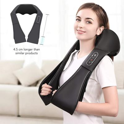 China Pulse Technology Constant Temperature Hot Compress Heated Shoulder Back and Neck Massager Pillow for sale