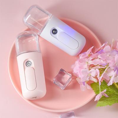 China Moisturizer Factory Wholesale Spa Face Steamer USB Nano Charger Portable Mini Face Steamer for sale