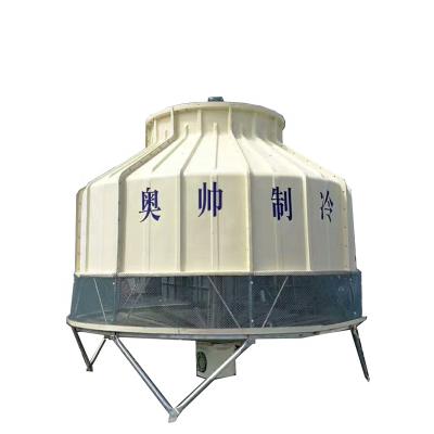 China Building Material Shops Hot Sale 250T Fiberglass Round Cooling Tower Water Cooling Tower For Water Treatment for sale