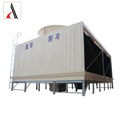 China Building Material Shops 300m3/h Square Crossflow Industrial Cooling Tower System for sale