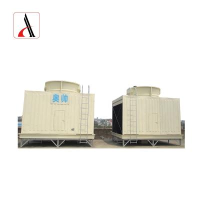 China Building Material Shops 600 Ton Industrial Square Types Crossflow FRP Water Cooling Tower for sale