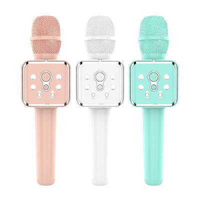 China Handheld Microphone Karaoke Microphone USB Wireless Bluetooths Mic Speaker Perfect Sound Quality Mike For IPhone/PC Player for sale