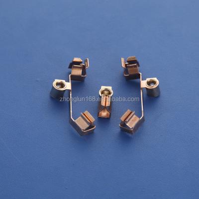 China MJ Series High Quality Residential / Multi-Purpose Six-Hole USA Socket Switch Standard Copper Stamping Components for sale