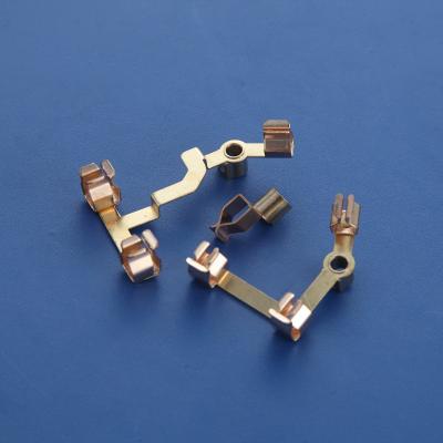 China Residential / General Purpose Metal Contact Stamping Brass Metal Contact for sale