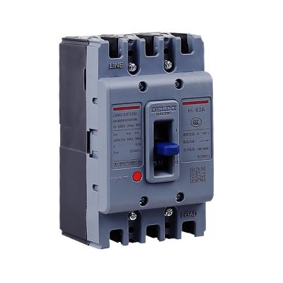 China Power Distribution CDM3 Fixed Type 3 Phase Circuit Breaker MCCB Thermal Magnetic Moulded Case for sale