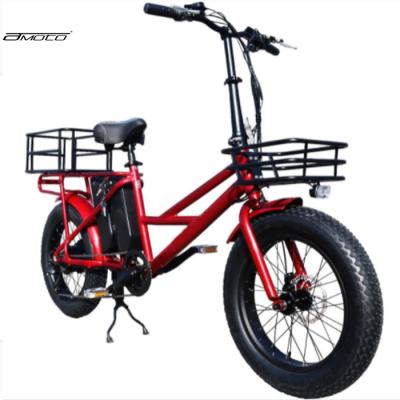 China Amoto New Arrival Unisex Electric Cargo Bike Electric Bike Scooter Adults Self-balancing Bike for sale