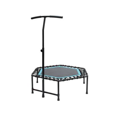 China Without Net Hot Trampoline Gym Equipment Fitness Protector Kids Exercise Mini Trampoline Indoor Gymnastics For Sale for sale