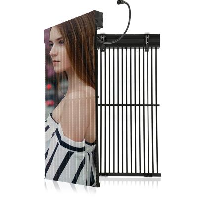 Chine Outdoor P16 P20 Full Color Outdoor Led Mesh Screen Video Transparent Led Display Curtain Display à vendre