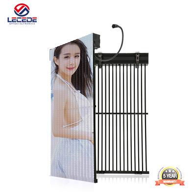 Chine Outdoor P16 Outdoor P20 Mesh Video Screen Display Transparent Led Full Color Led Curtain Display à vendre