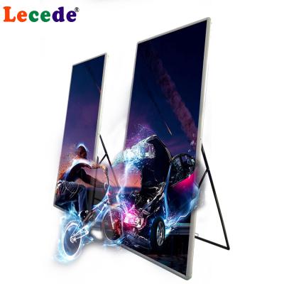 China Outdoor Hot Sale P2.5 Full Color Video Display Stand Led Poster Led Screen For Shop Mall Advertising à venda