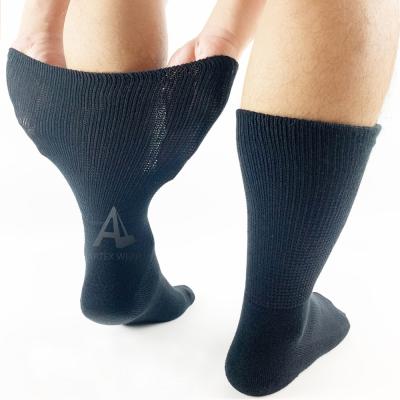 China Oversized antibacterial men for swollen feet oxley health padded ped med psoriatic arthritis diabetic socks for sale