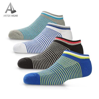 China Athlete Breathable QUICK DRY Stripe Arch Support Ankle Socks for sale