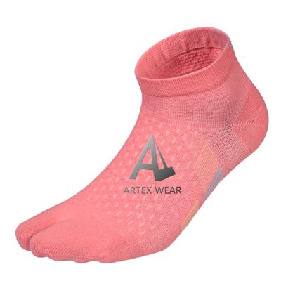 China Sporty custom woman yoga two toe separator tabi ninja socks pilates for sale