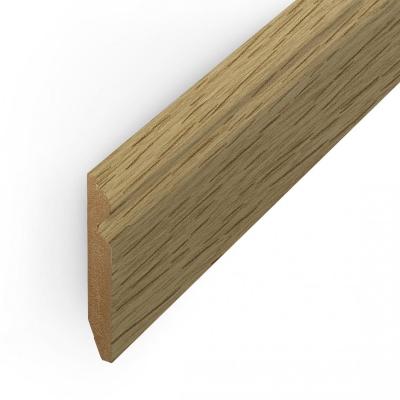 China Anti-scratch Laminate Melamine Skirting Board Floor Mount Baseboard Molding for sale